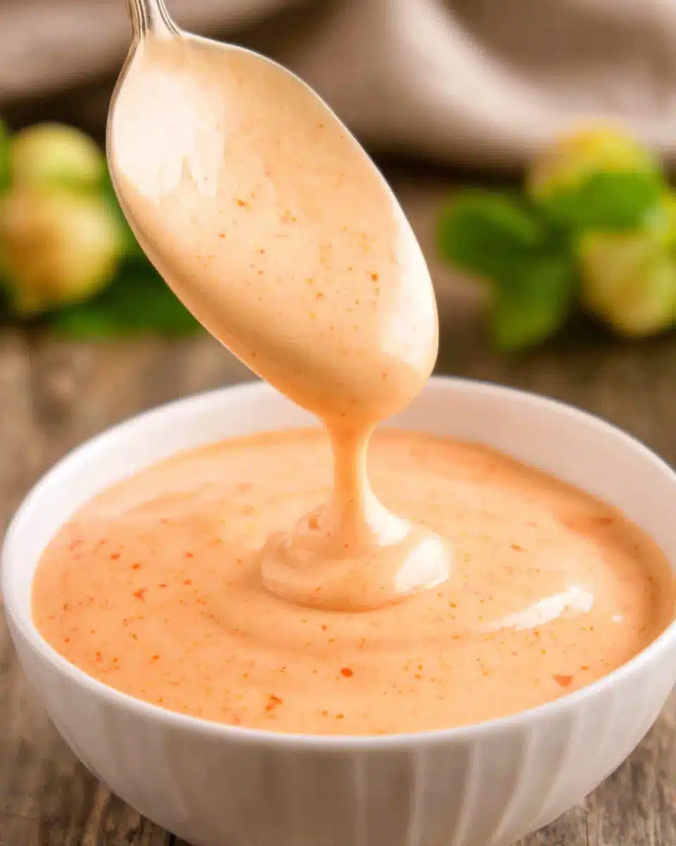 Creamy sriracha aioli dip for various dishes