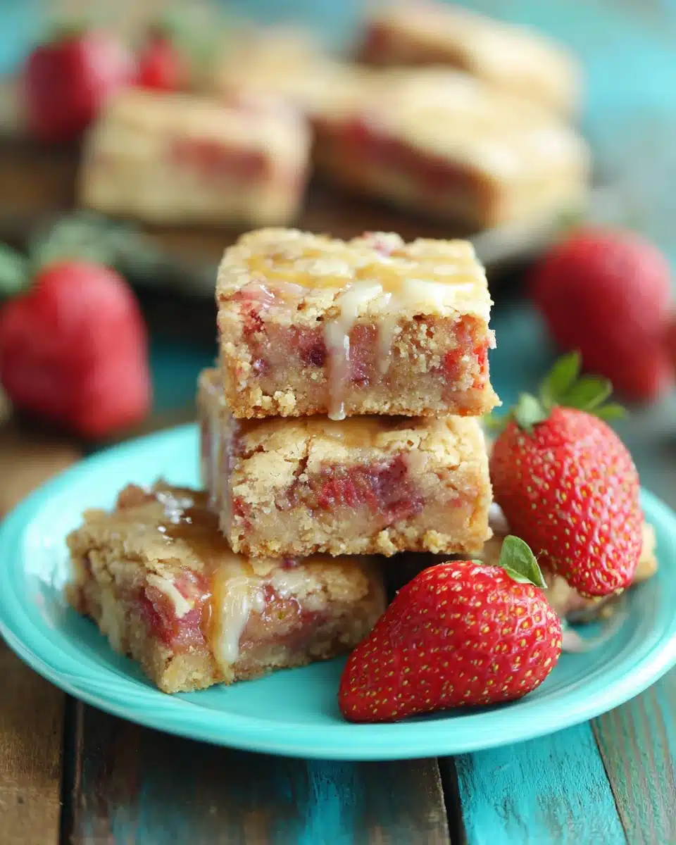 Delicious Strawberry Blondies That Everyone Will Love