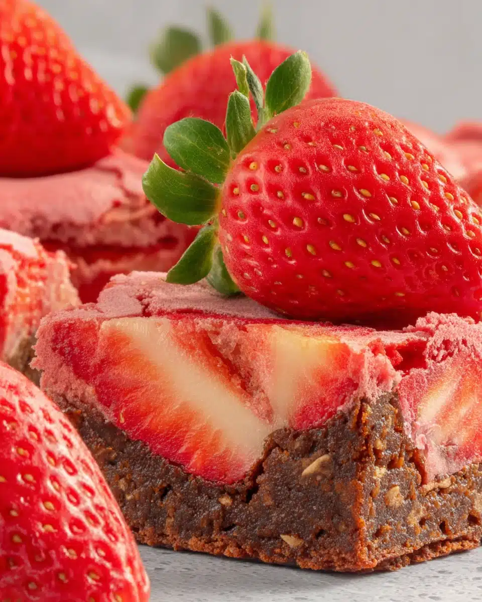 Indulgent Strawberry Brownies That Will Delight Your Taste Buds