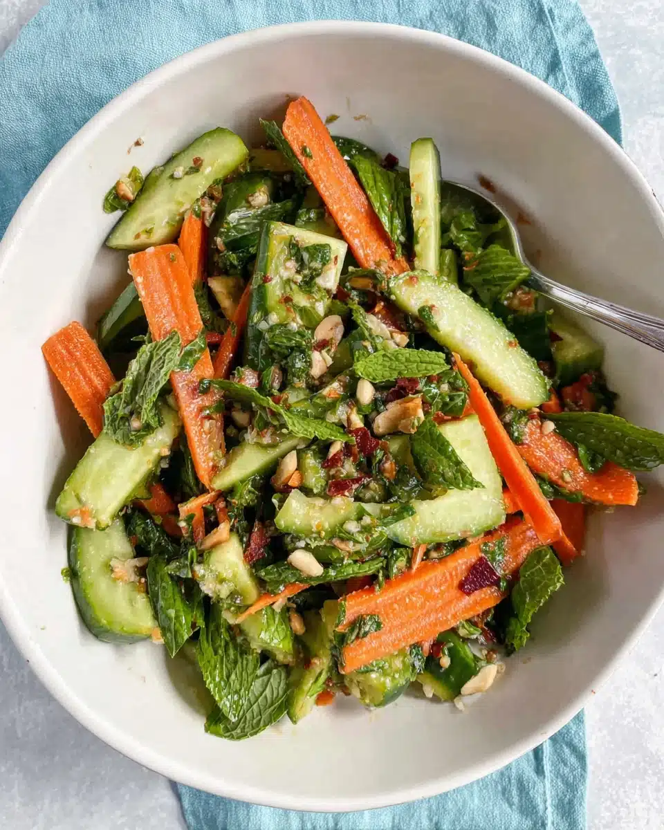 Refreshing cucumber carrot salad perfect for any meal.