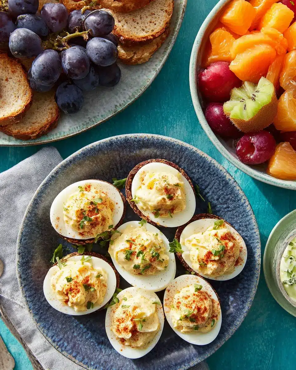 Easter recipes include deviled eggs for festive brunch.
