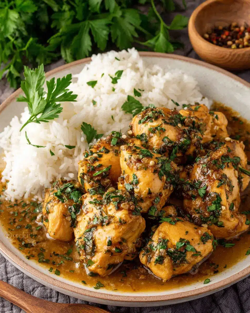 Delicious garlic chicken dish perfect for busy weeknights.