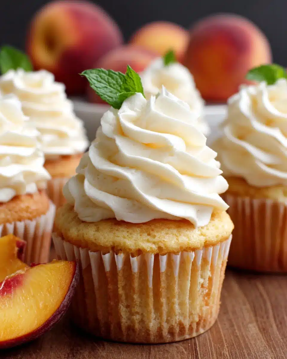 Delicious Honey Peach Cupcakes That Will Delight You