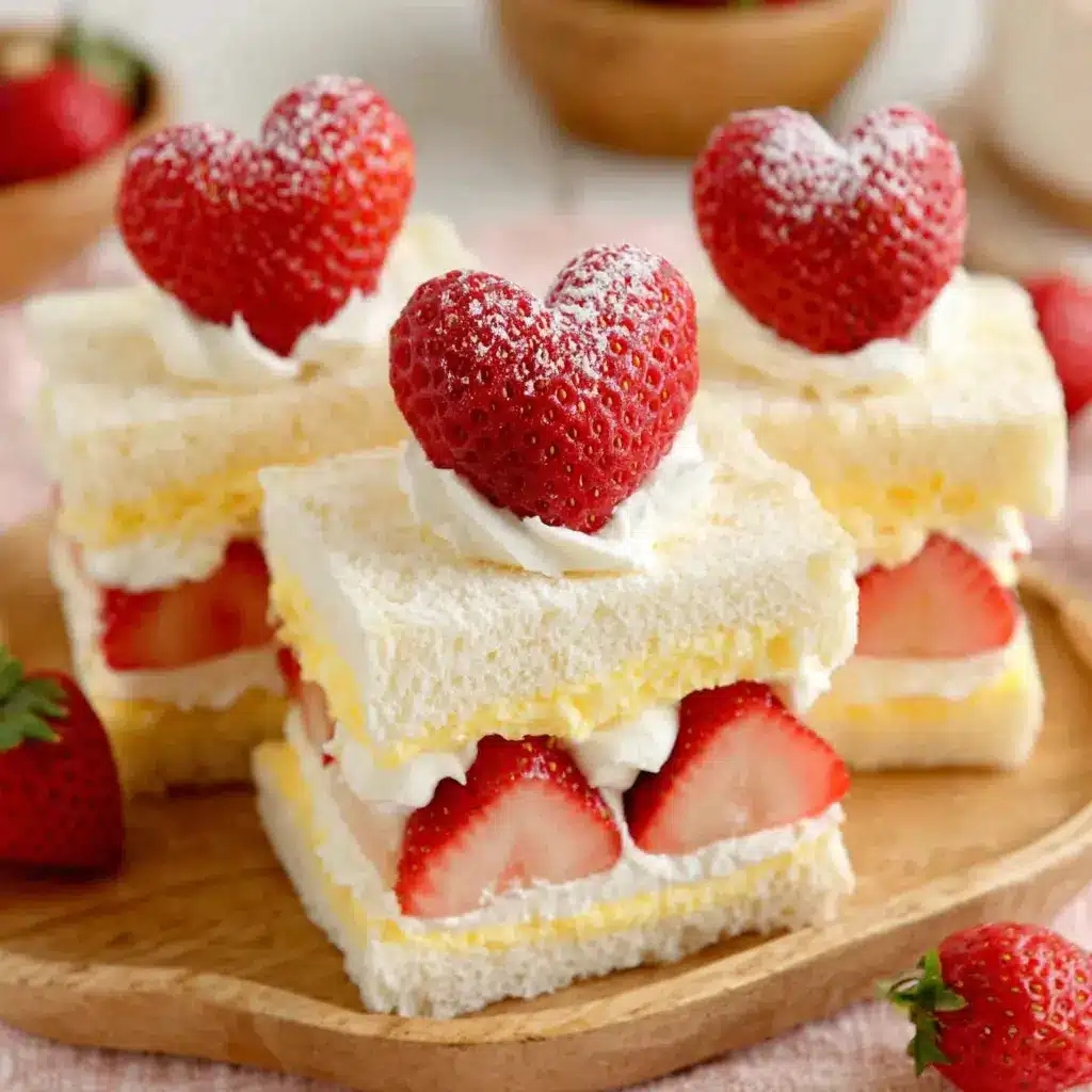 Strawberry Cream Sandwiches: A Tasty Treat karaitatoszamilo A close up of strawberry cream sandwiches with a50ceafb 1d10 418f 9ac8 8814ad417582