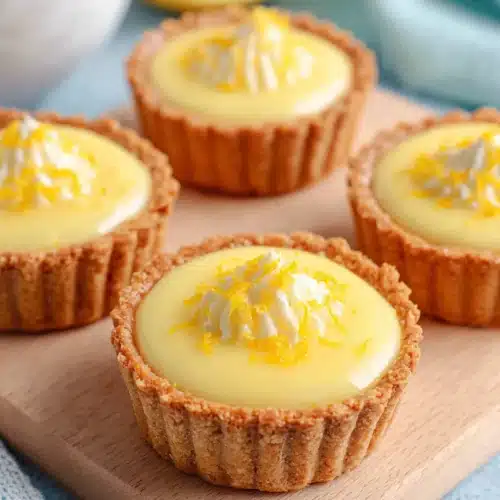 Delicious mini lemon tarts perfect for dessert parties.