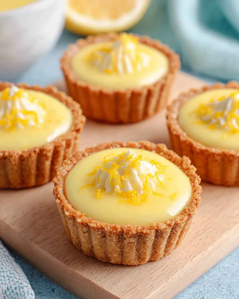 Delicious mini lemon tarts perfect for dessert parties.