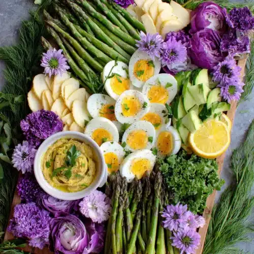 Delicious spring recipes featuring fresh ingredients and vibrant colors.