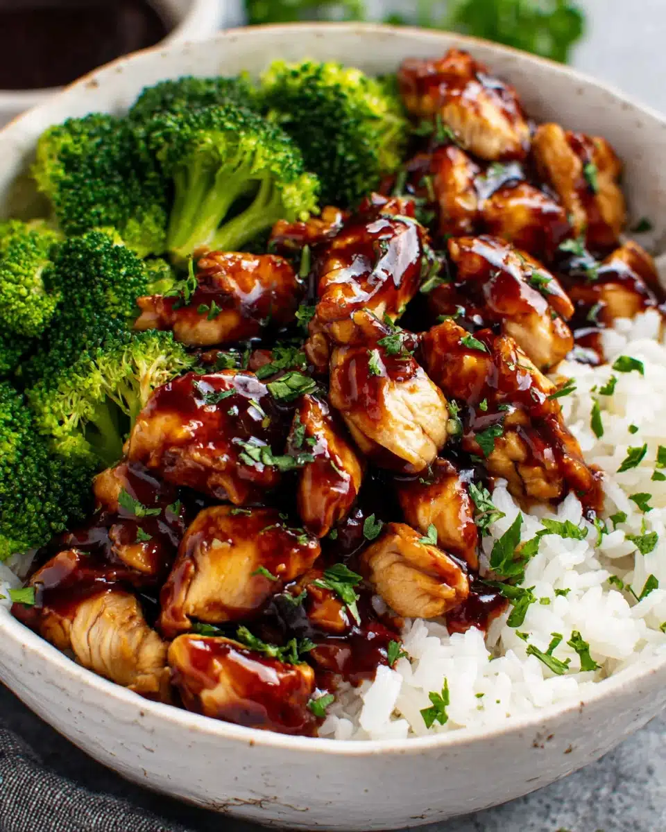 Sticky Chicken Rice Bowls: An Irresistible Family Favorite