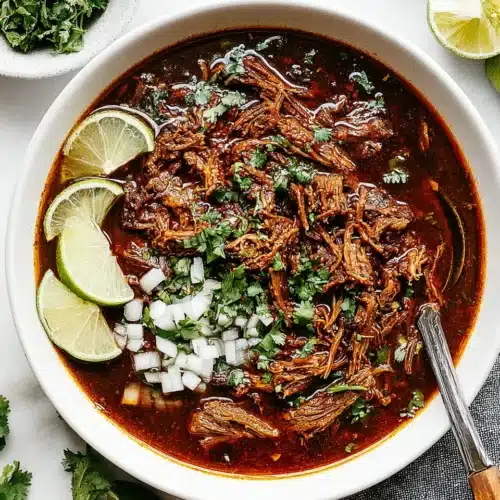 Delicious easy slow cooker birria with beef and herbs.