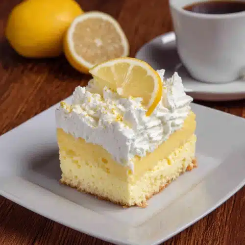 Delicious cheesecake factory Italian lemon cream cake slice