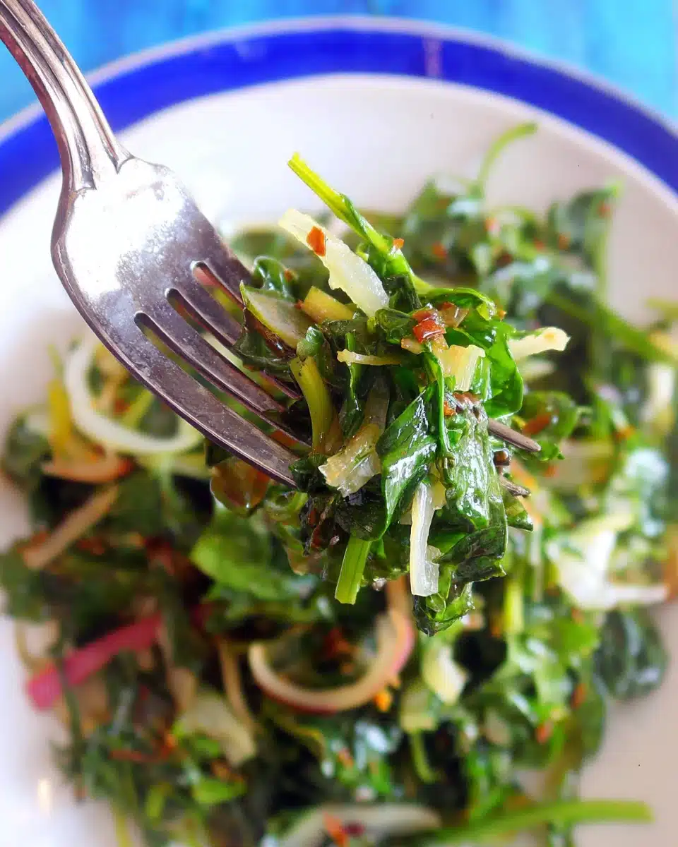 Crisp dandelion and fennel salad ready to enjoy.