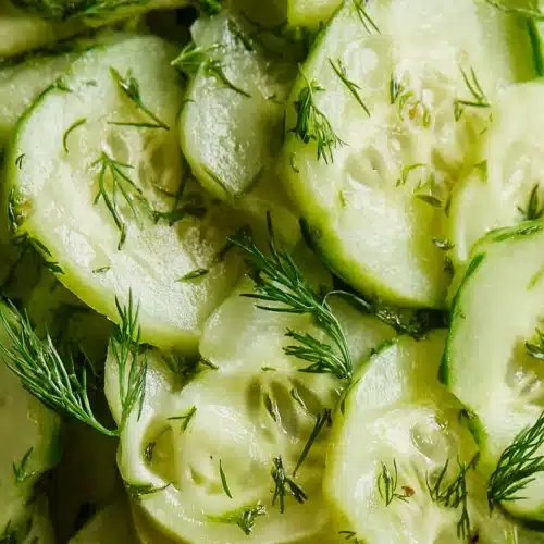 Easy German Cabbage Dish featuring crunchy cucumbers and dill