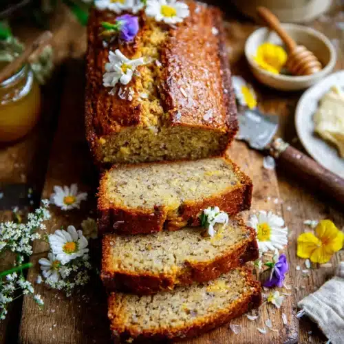 Delicious old fashioned banana bread recipe.