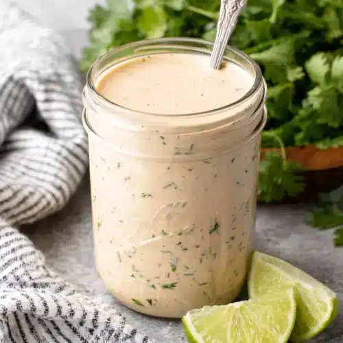 Creamy southwest salad dressing, perfect for salads.