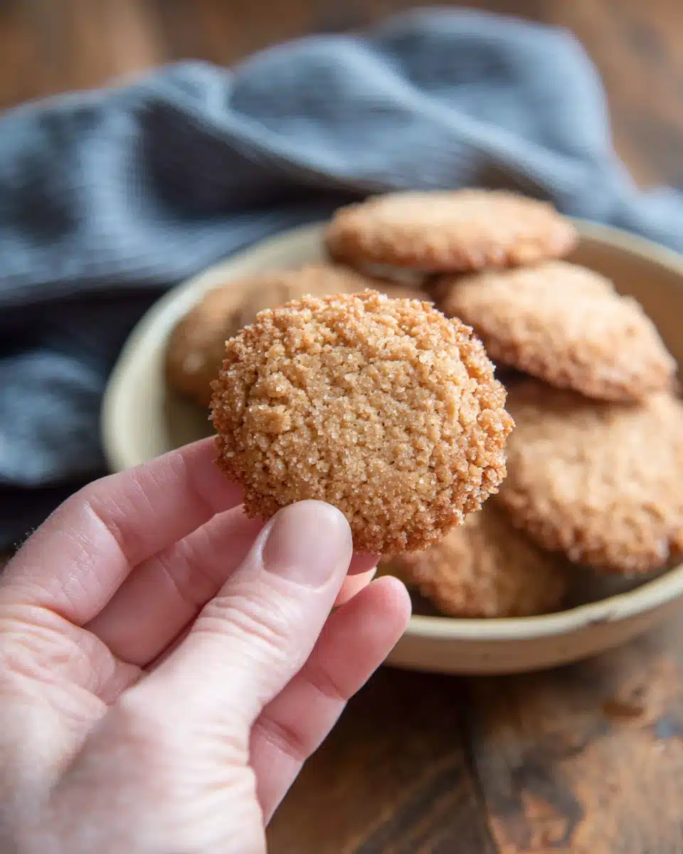 Almond flour cookies, crispy and healthy, ai powered recipe.