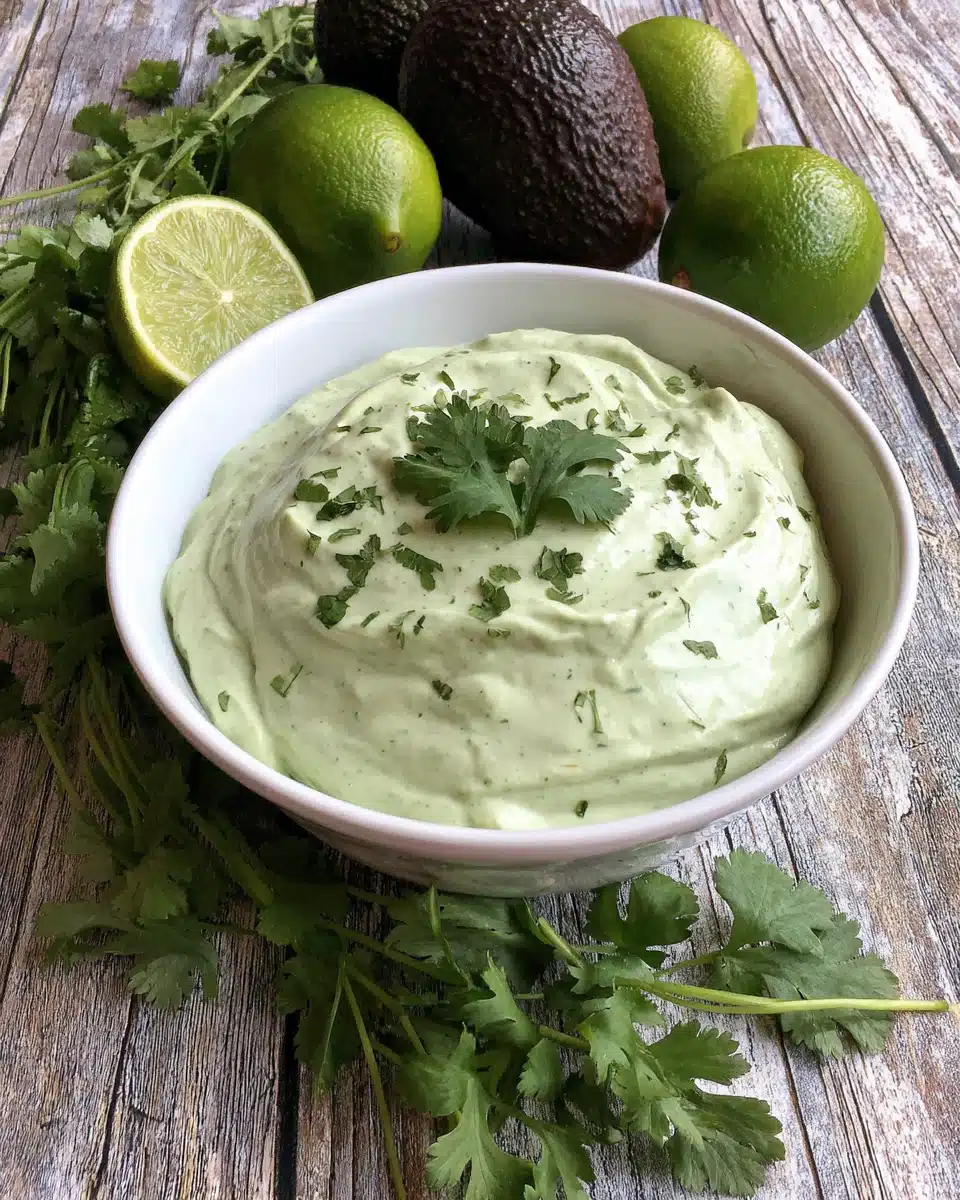 Fresh Avocado Cream Sauce: A Creamy Delight