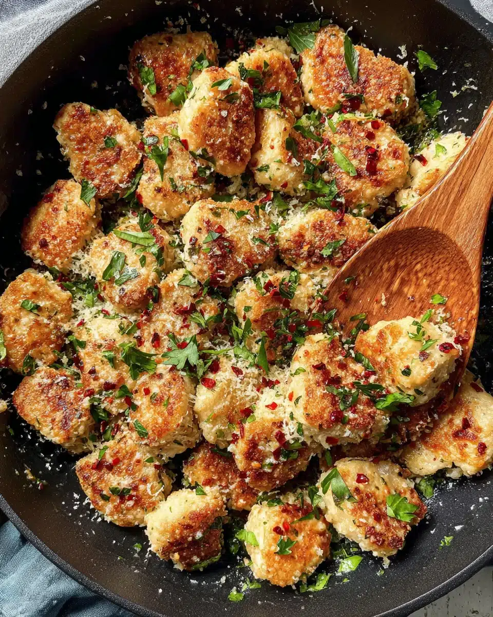 Garlic Parm Chicken Bites Are So Deliciously Easy