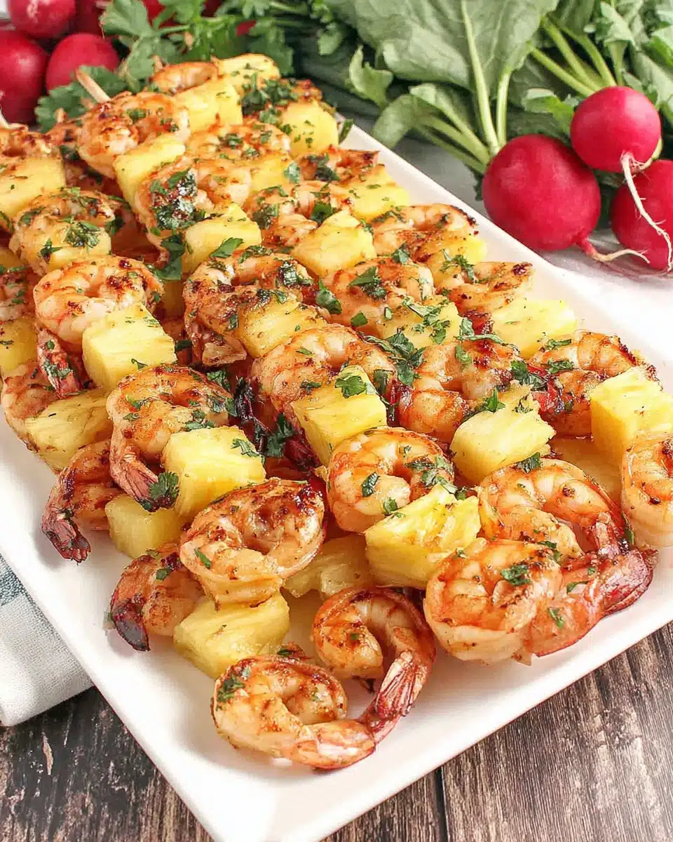 Grilled Hawaiian Shrimp Kabob with Pineapple: A Flavorful Delight