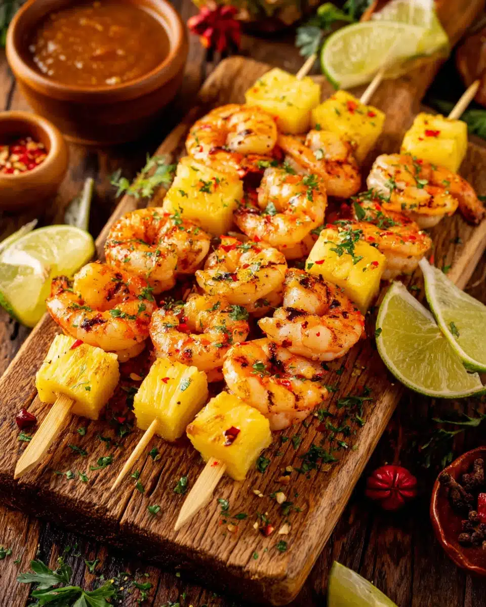 Grilled Shrimp and Pineapple Kabobs: A Delicious Delight