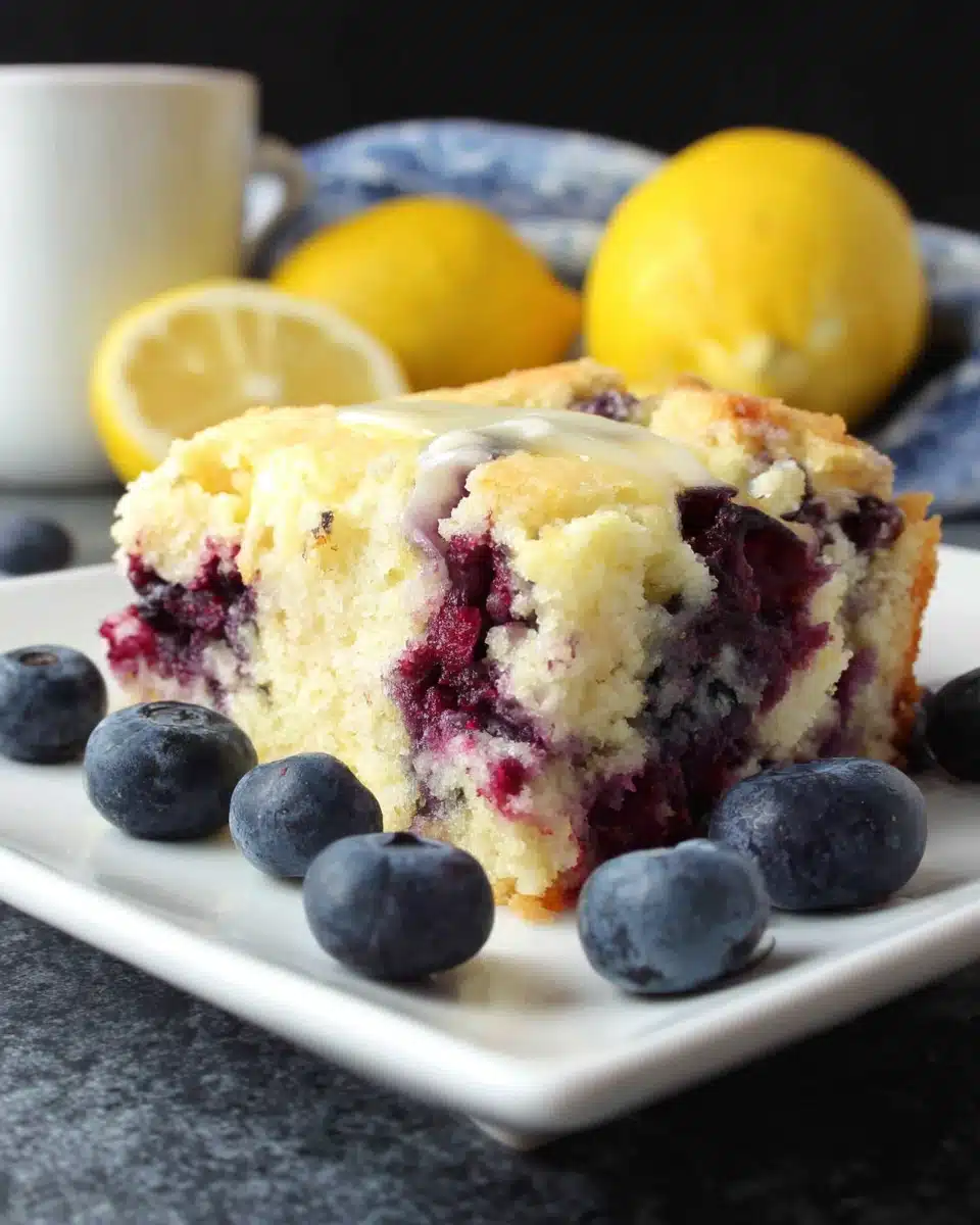 Lemon Blueberry Breakfast Cake: A Delightful Treat