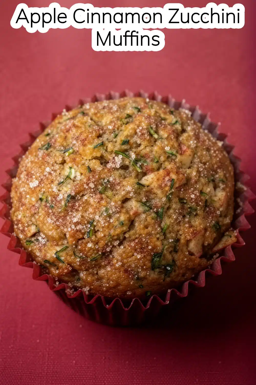 apple cinnamon zucchini muffins