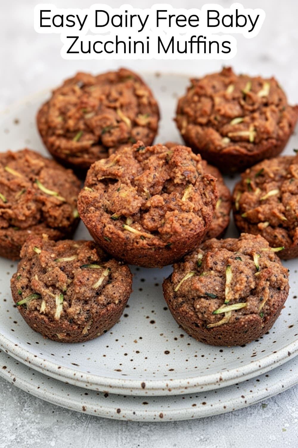 baby zucchini muffins dairy free