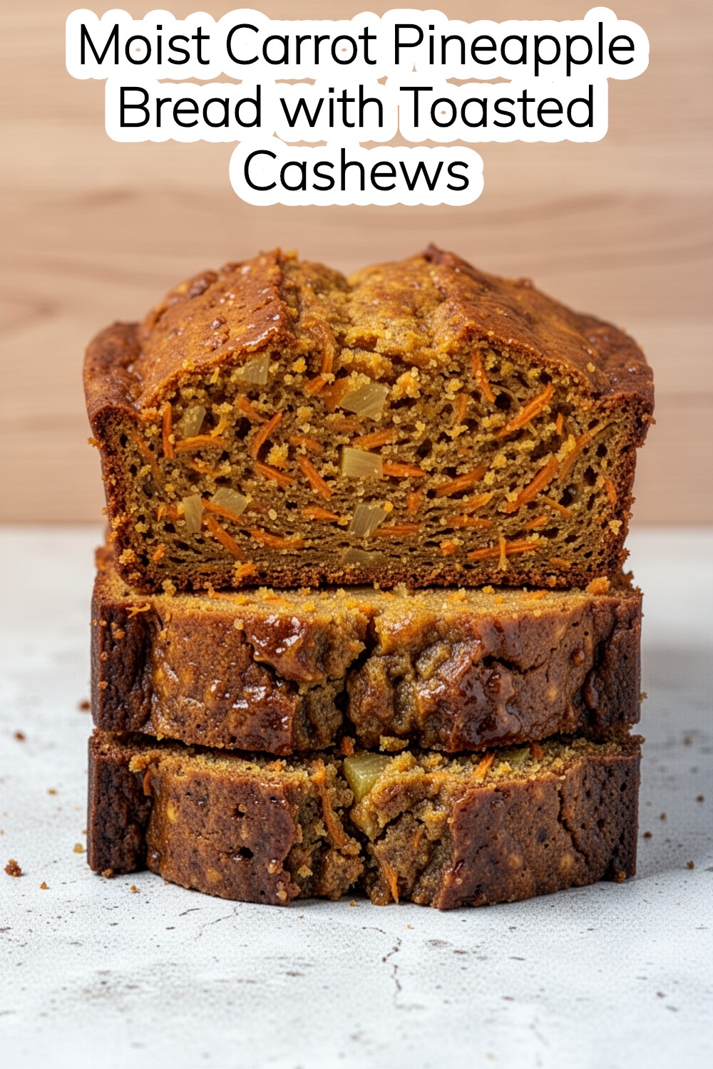 carrot pineapple bread