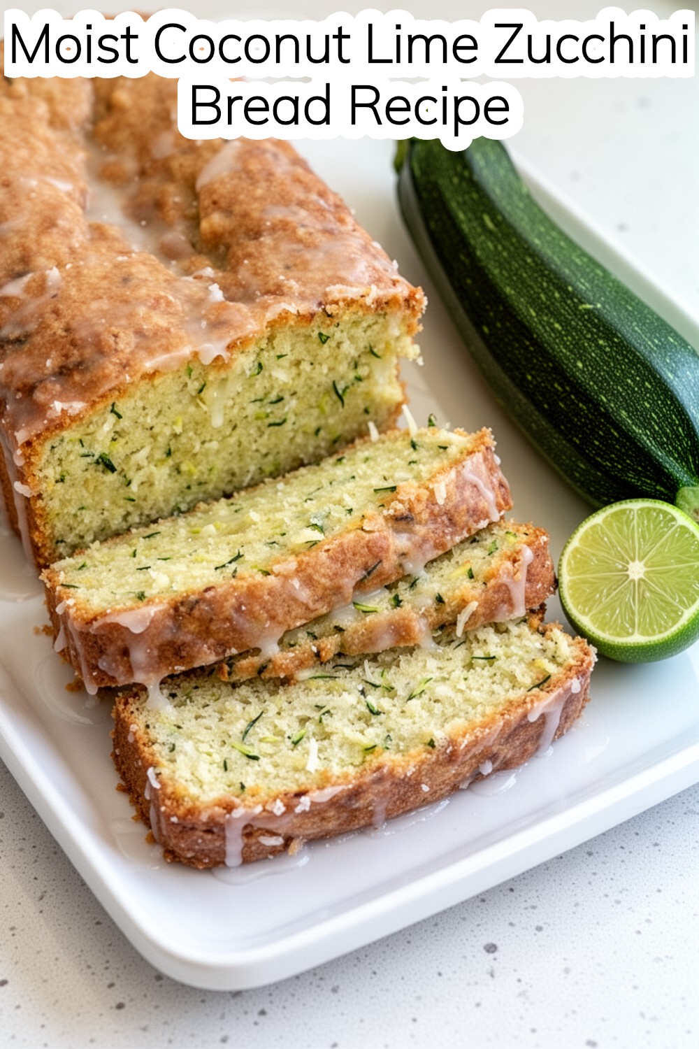 coconut lime zucchini bread