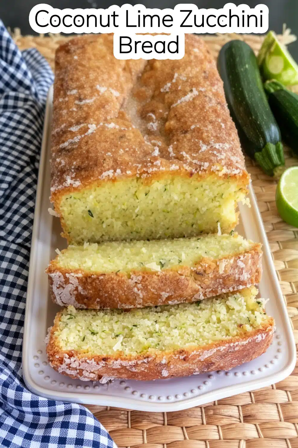 Coconut Lime Zucchini Bread: A Delightful Treat 1 coconut lime zucchini bread
