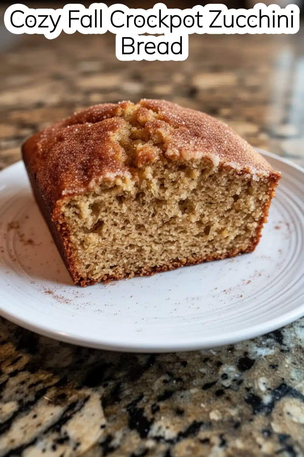cozy fall crockpot zucchini bread