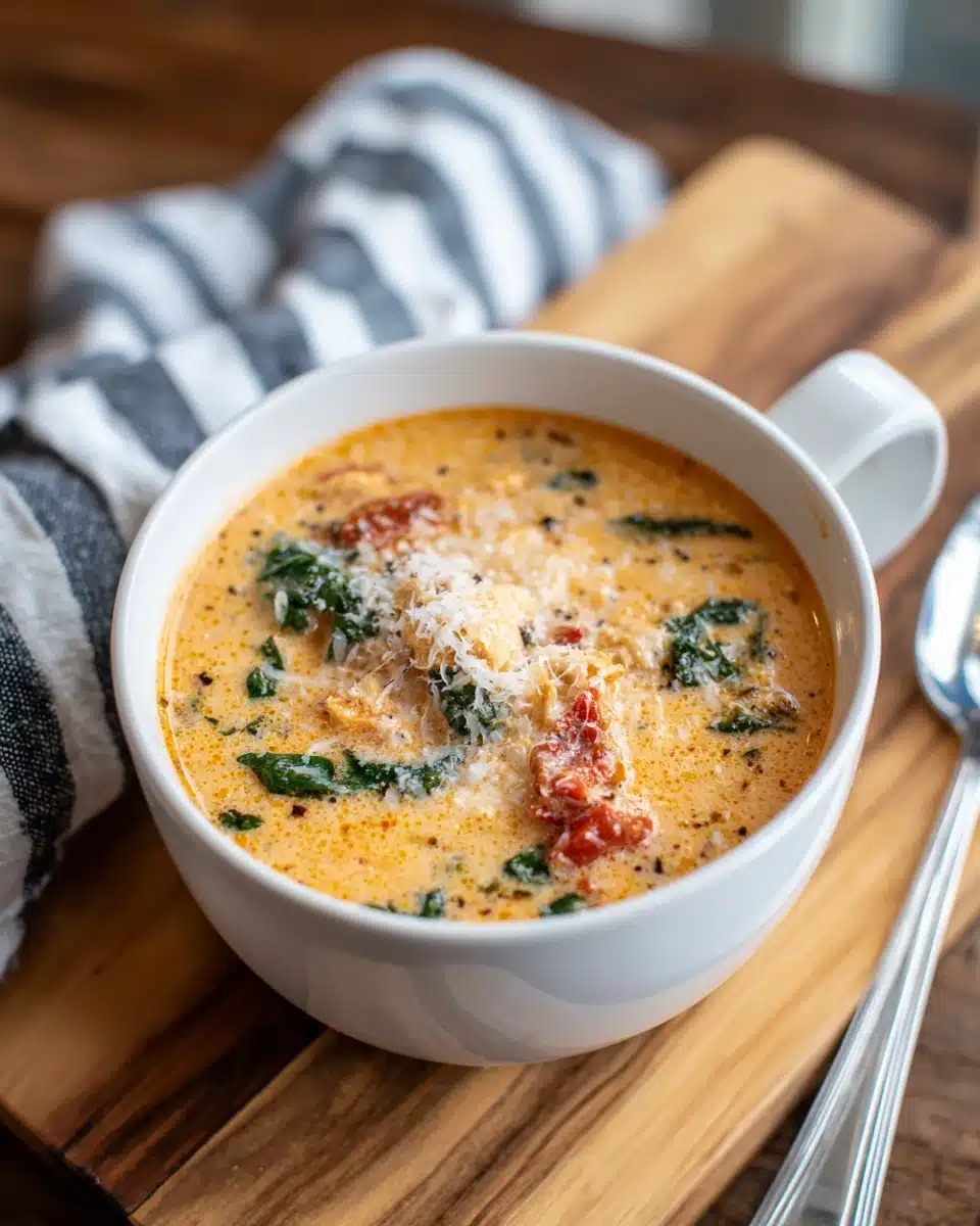 Creamy Tuscan Chicken Soup: A Cozy Delight