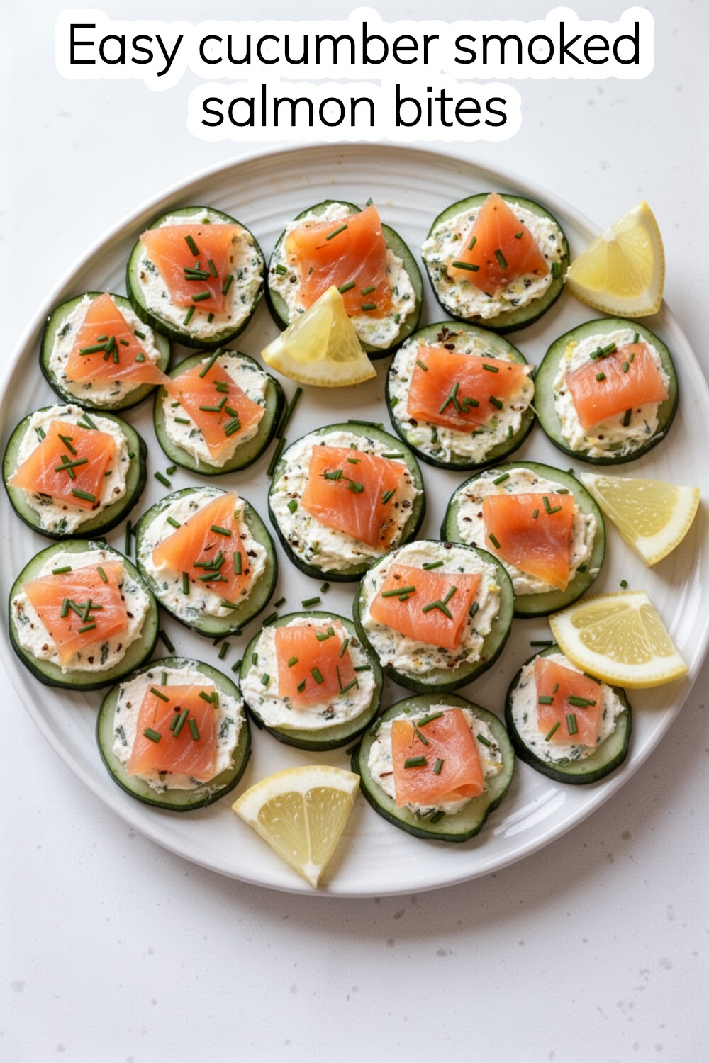 Cucumber Smoked Salmon Bites: A Delightful Treat 1 cucumber smoked salmon bites