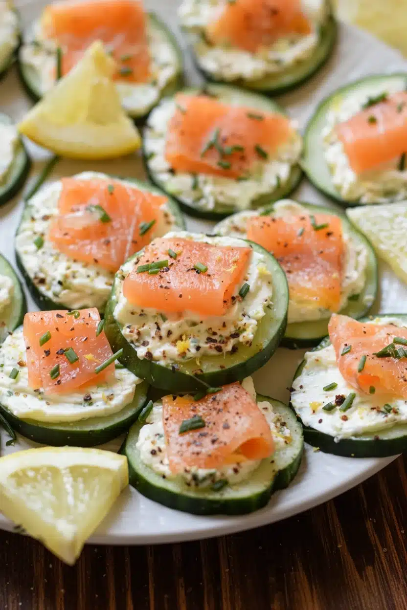 Cucumber Smoked Salmon Bites: A Delightful Appetizer