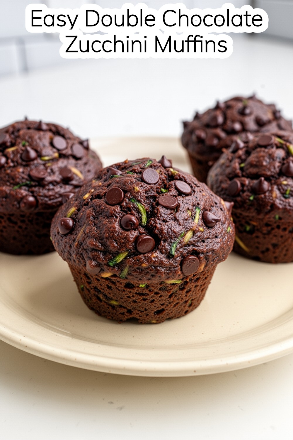 Double Chocolate Zucchini Muffins: Deliciously Indulgent Treats 1 double chocolate zucchini muffins