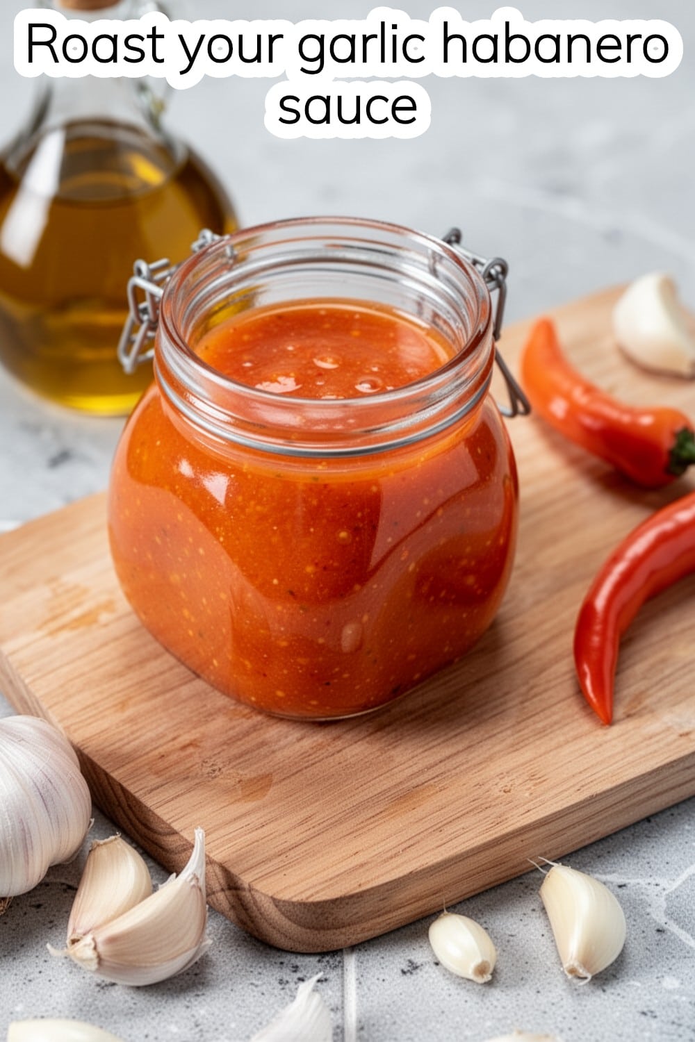 Homemade Garlic Habanero Sauce: A Fiery Flavor Delight 1 homemade garlic habanero sauce