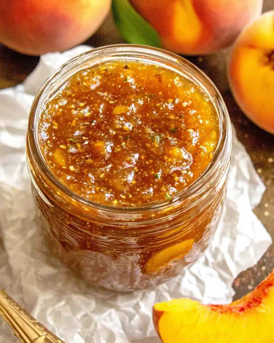 Homemade Peach Jalapeno Jam: A Flavorful Delight