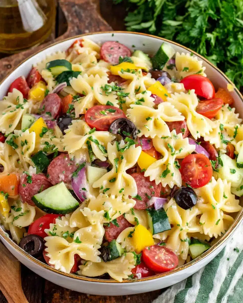 Italian Pasta Salad: A Flavorful Delight for Everyone!