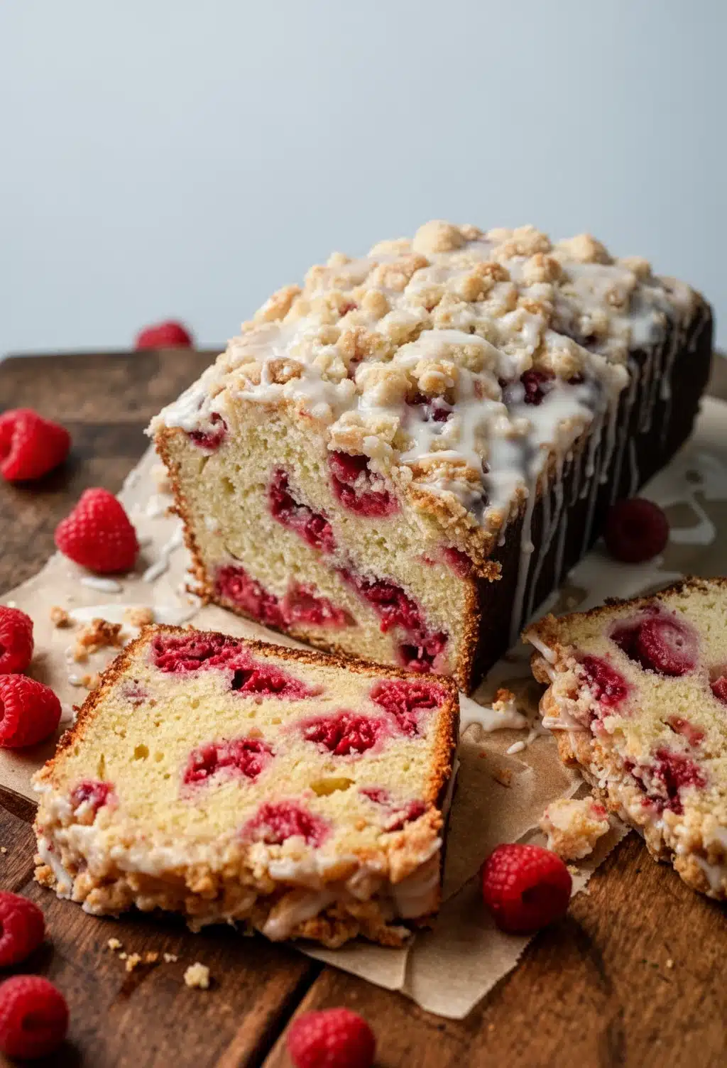 Lemon Raspberry Loaf Cake with Streusel: A Delightful Treat