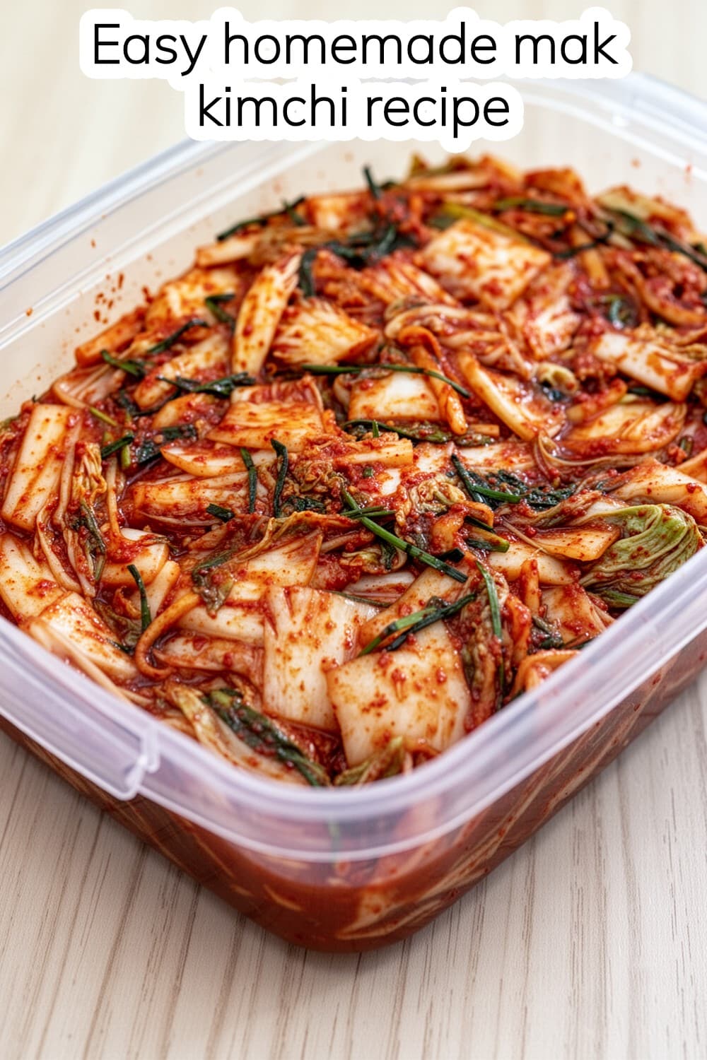 Mak Kimchi: A Deliciously Easy Korean Fermented Cabbage 1 mak kimchi