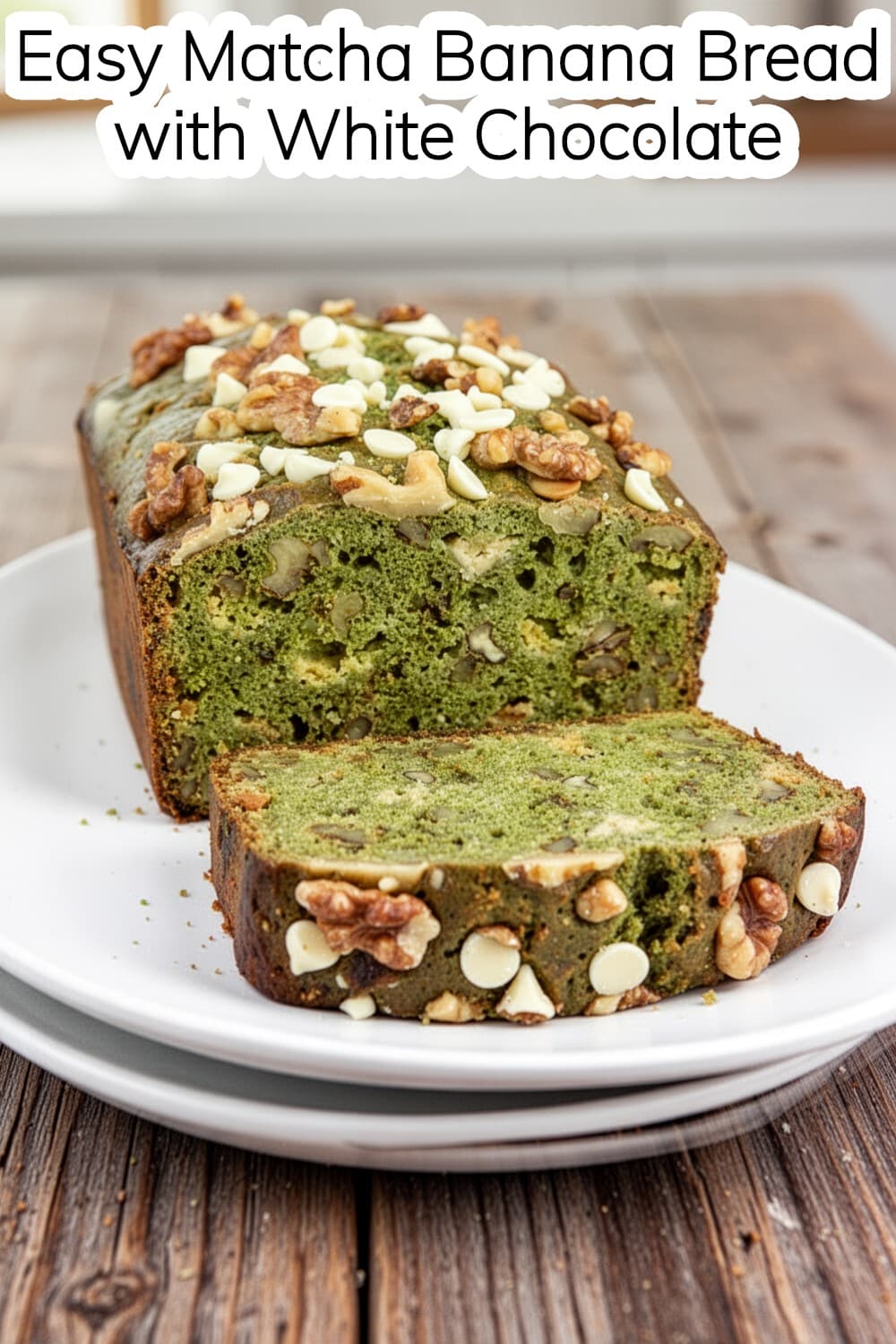 matcha banana bread