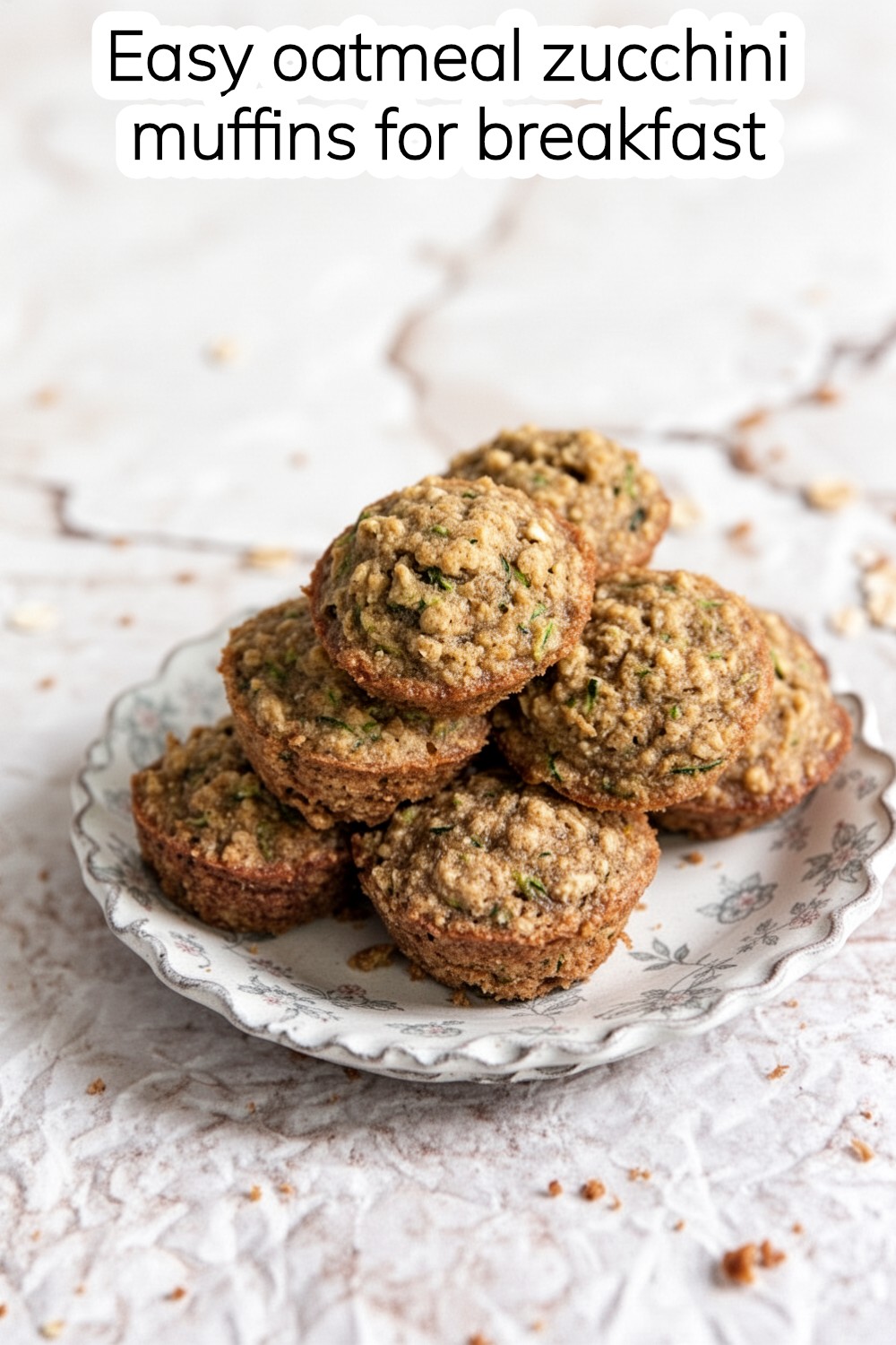 oatmeal zucchini muffins