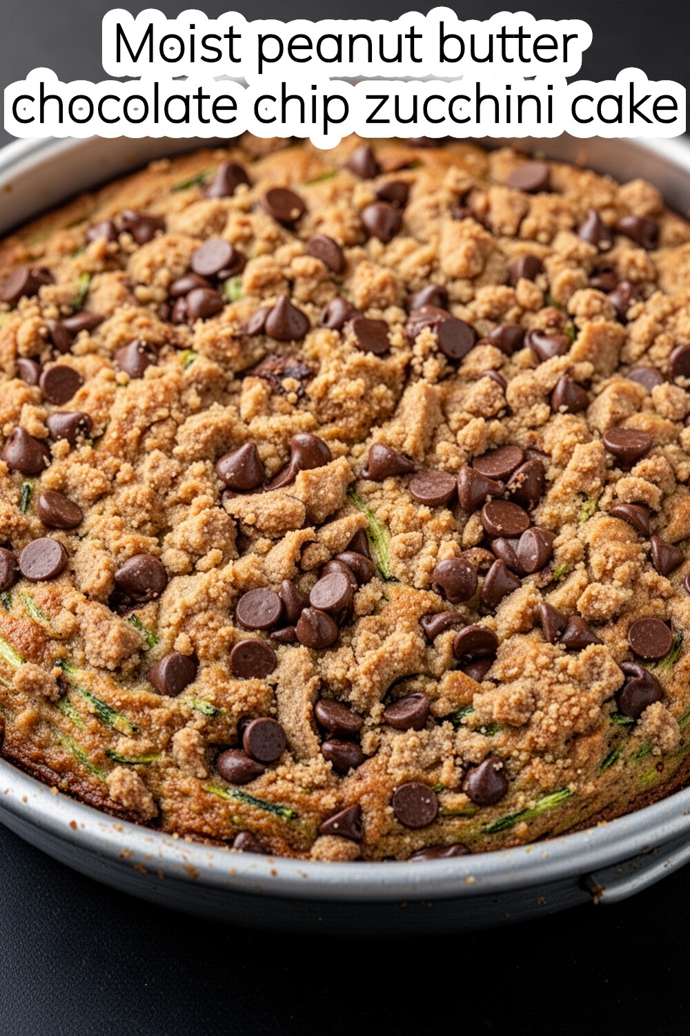 peanut butter chocolate chip zucchini cake