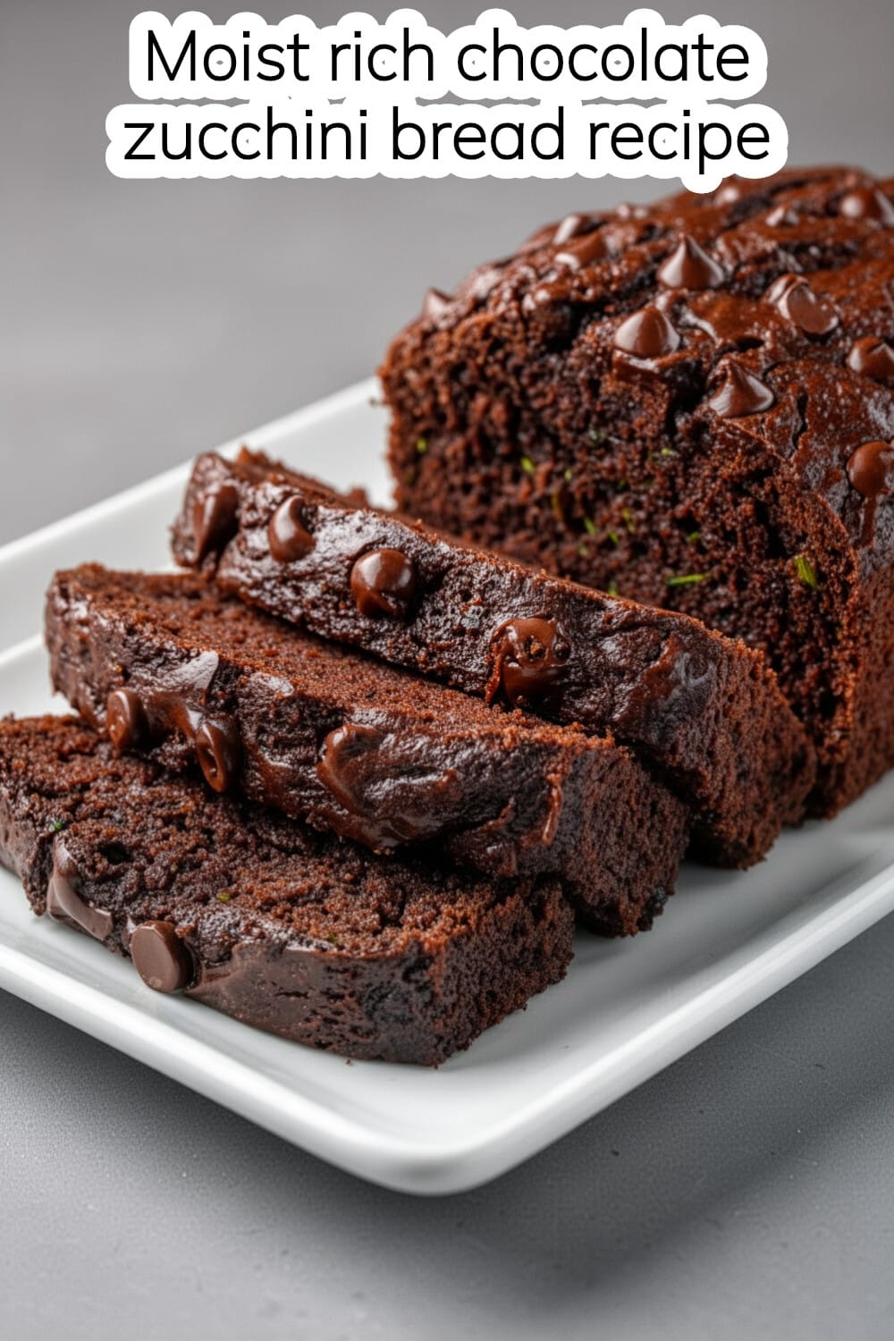 rich chocolate zucchini bread