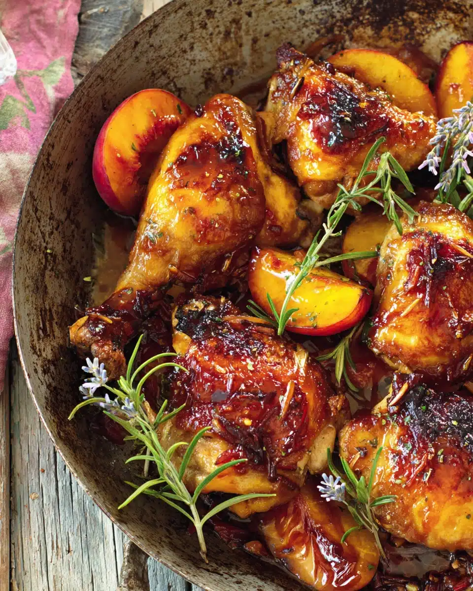 Roast Chicken with Peaches: A Deliciously Sweet Twist