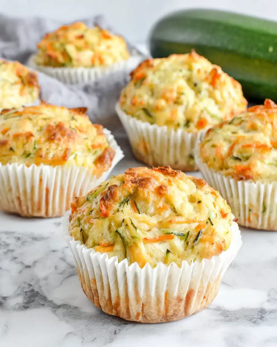 Toddler vegetable muffins with zucchini, carrots, and cheese in white liners