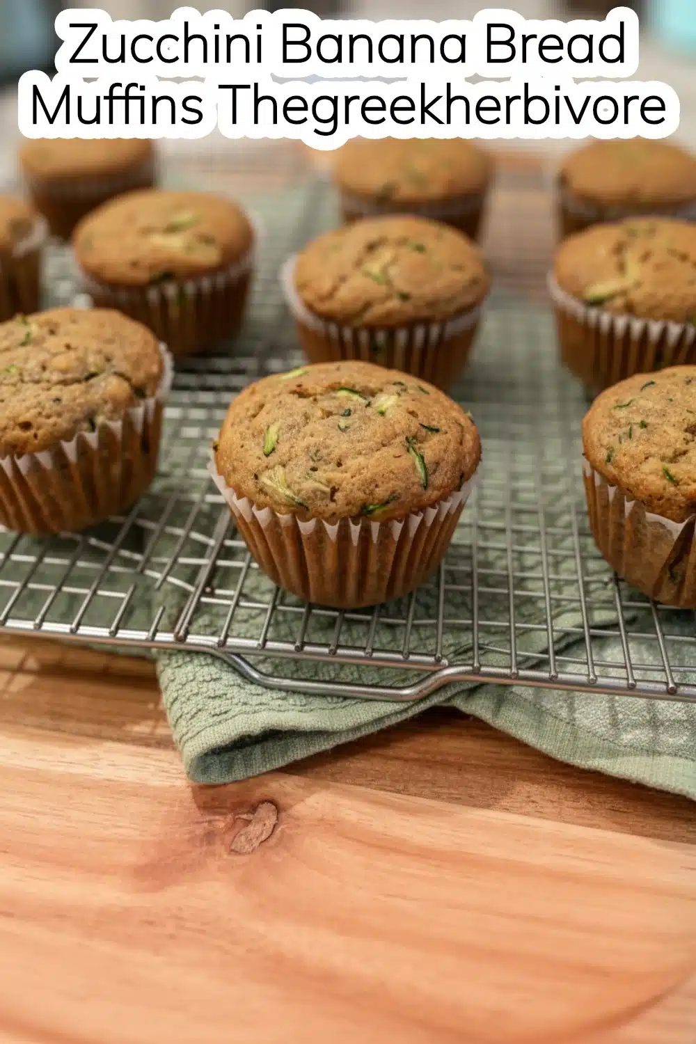 Zucchini Banana Bread Muffins: A Delightful Treat 1 zucchini banana bread muffins thegreekherbivore