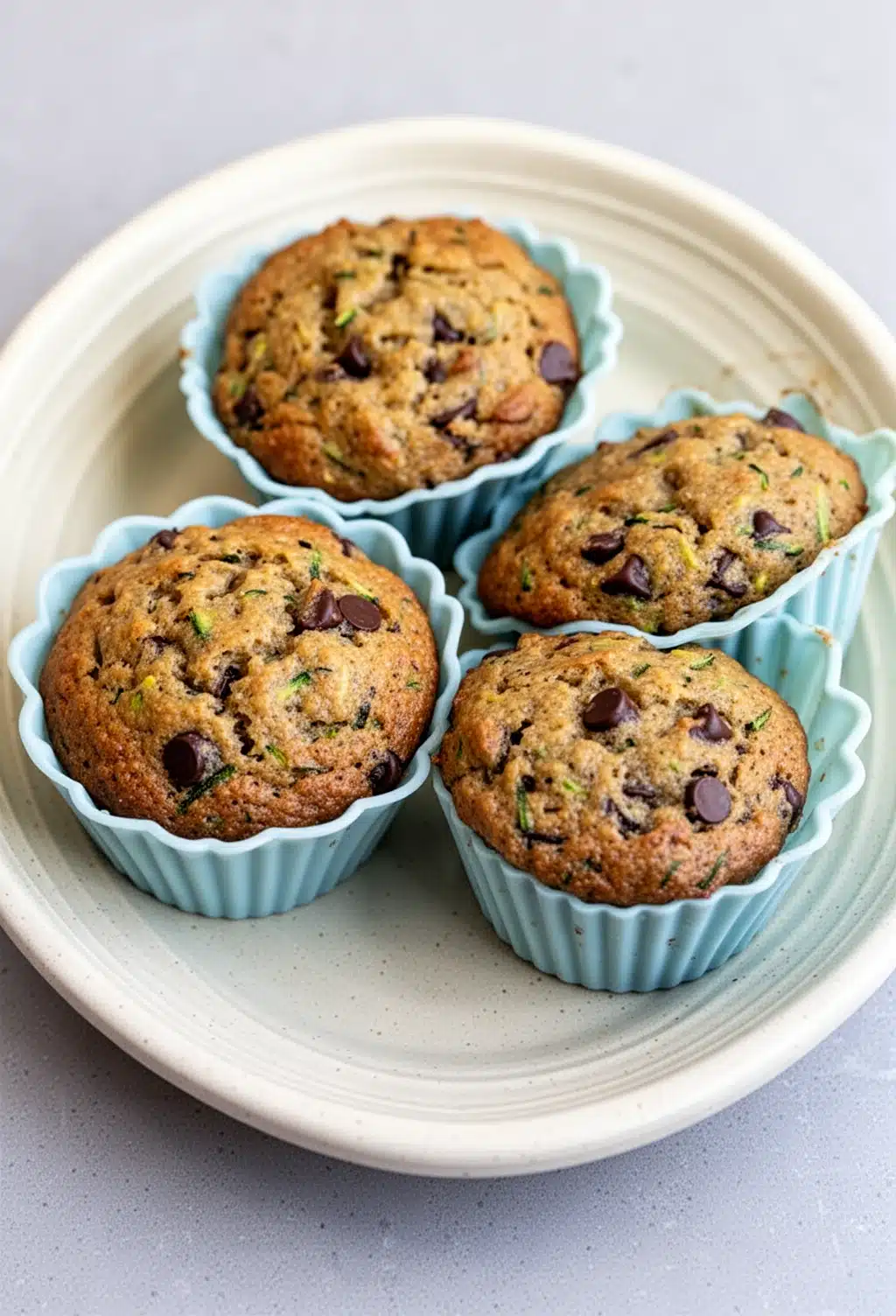 Zucchini Banana Chocolate Chip Muffins – A Delightful Treat