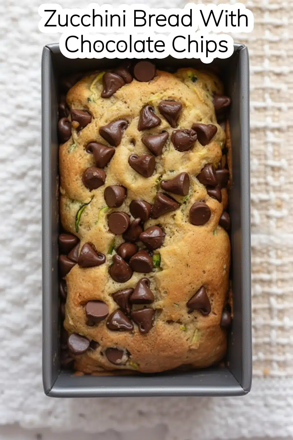 zucchini bread with chocolate chips
