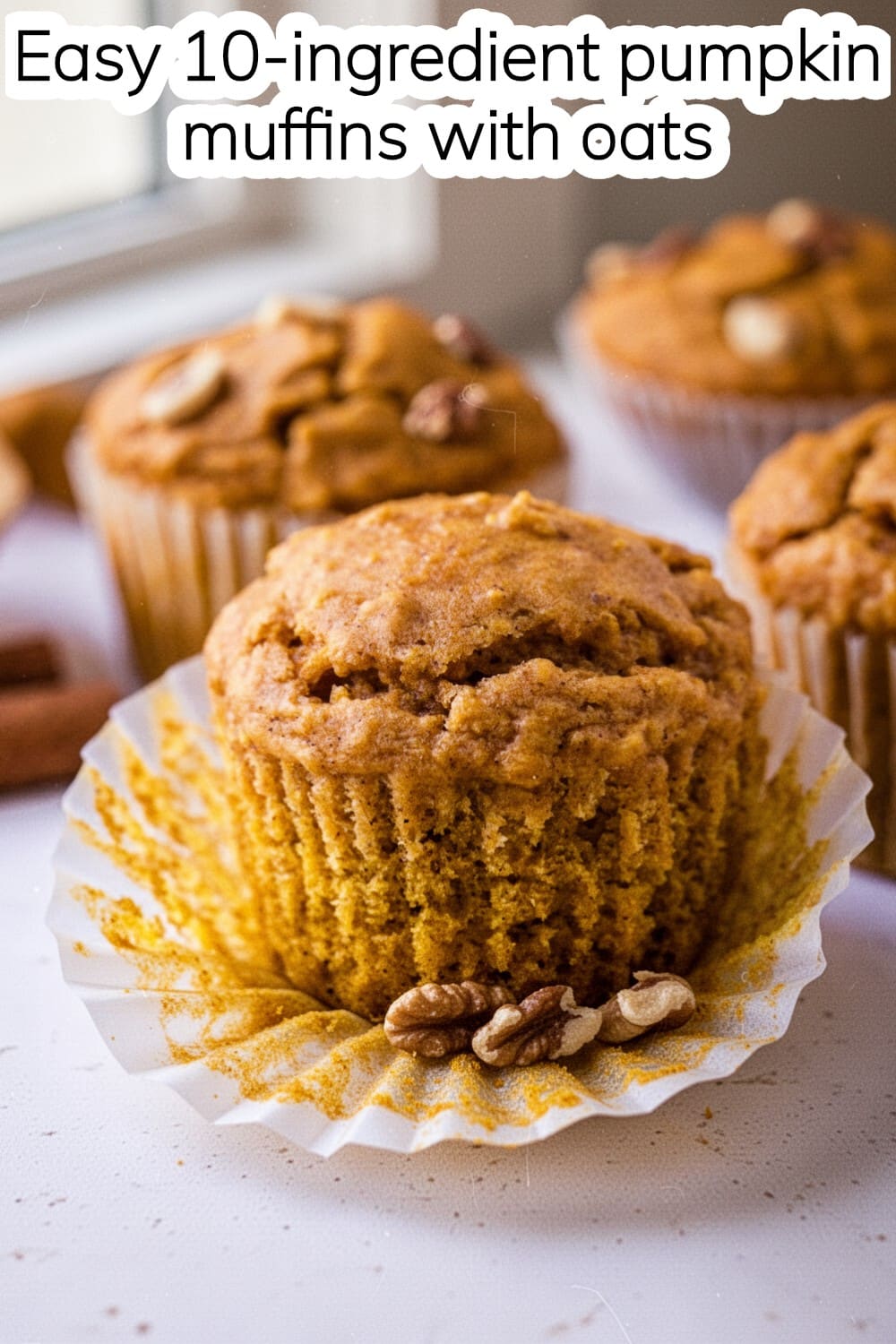 10-ingredient pumpkin muffins