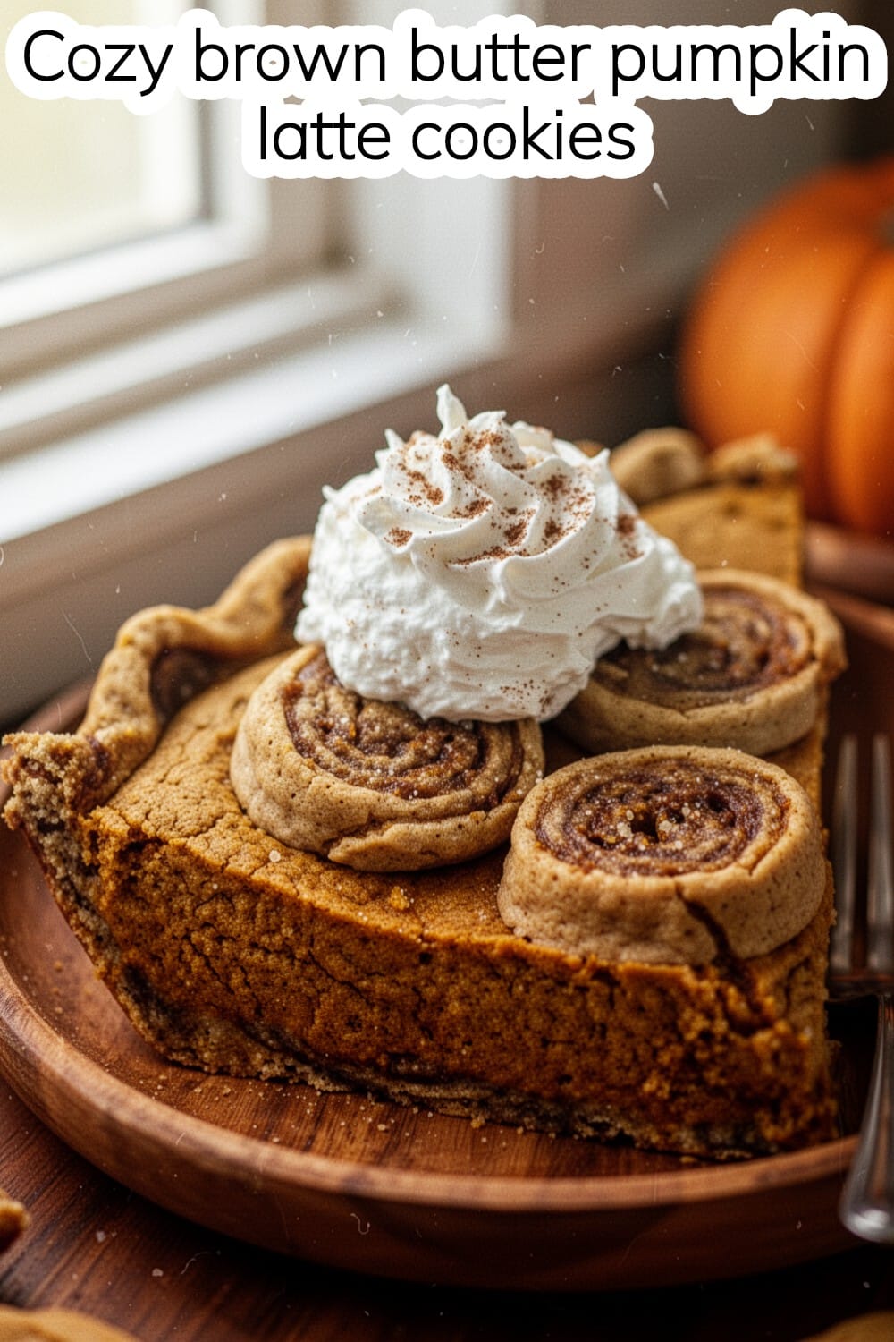 brown butter pumpkin latte cookies